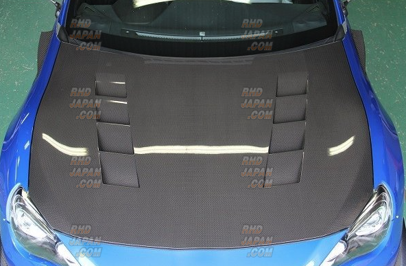CLEIB Cooling Bonnet with Outlet Duct Dry Carbon Fiber - BRZ ZC6 86 ZN6